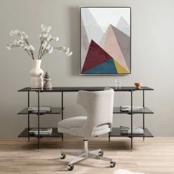 FOUR HANDS TASK DESK CHAIR: MANOR GREY