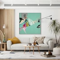 Cheap π L ART Wall Art "WHIRLY II" CANVAS ART π 5 L ART Wall Art