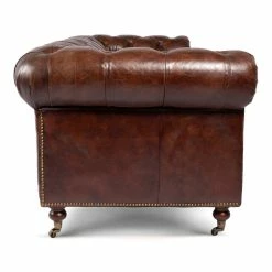 New ๐ฏ MOES Living Room WINDSOR VINTAGE LEATHER CHESTERFIELD SOFA ๐งจ 8 MOES Living Room WINDSOR VINTAGE LEATHER CHESTERFIELD SOFA