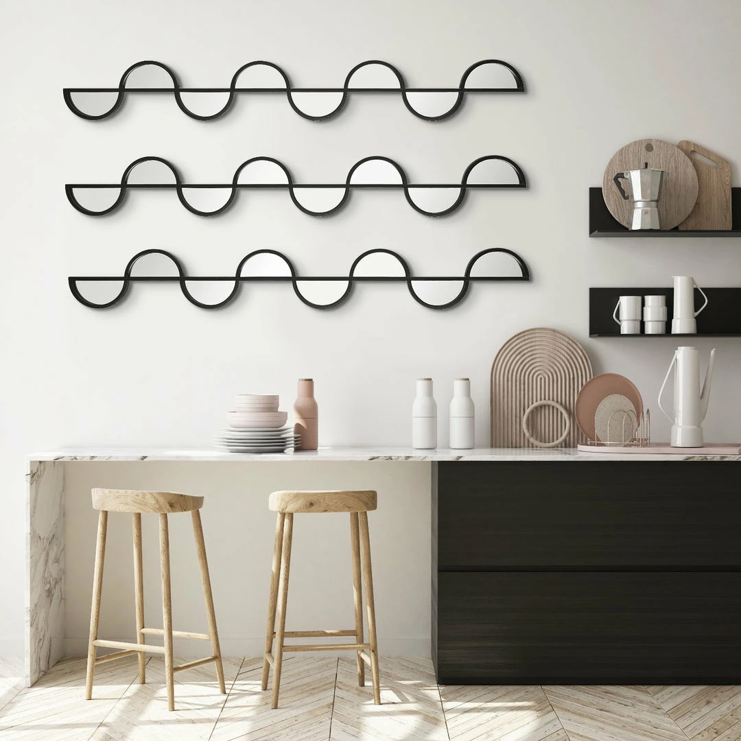 Promo 𧨠UTTERMOST WISP MIRRORED WALL PANELS | SET OF 3 π₯ 3 UTTERMOST WISP MIRRORED WALL PANELS | SET OF 3