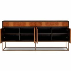 URBIA YOGA OAK BURL SIDEBOARD Storage + Shelves + Media