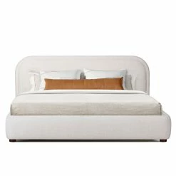 MOES YOKO KNOLL NATURAL BOUCLΓ UPHOLSTERED BED