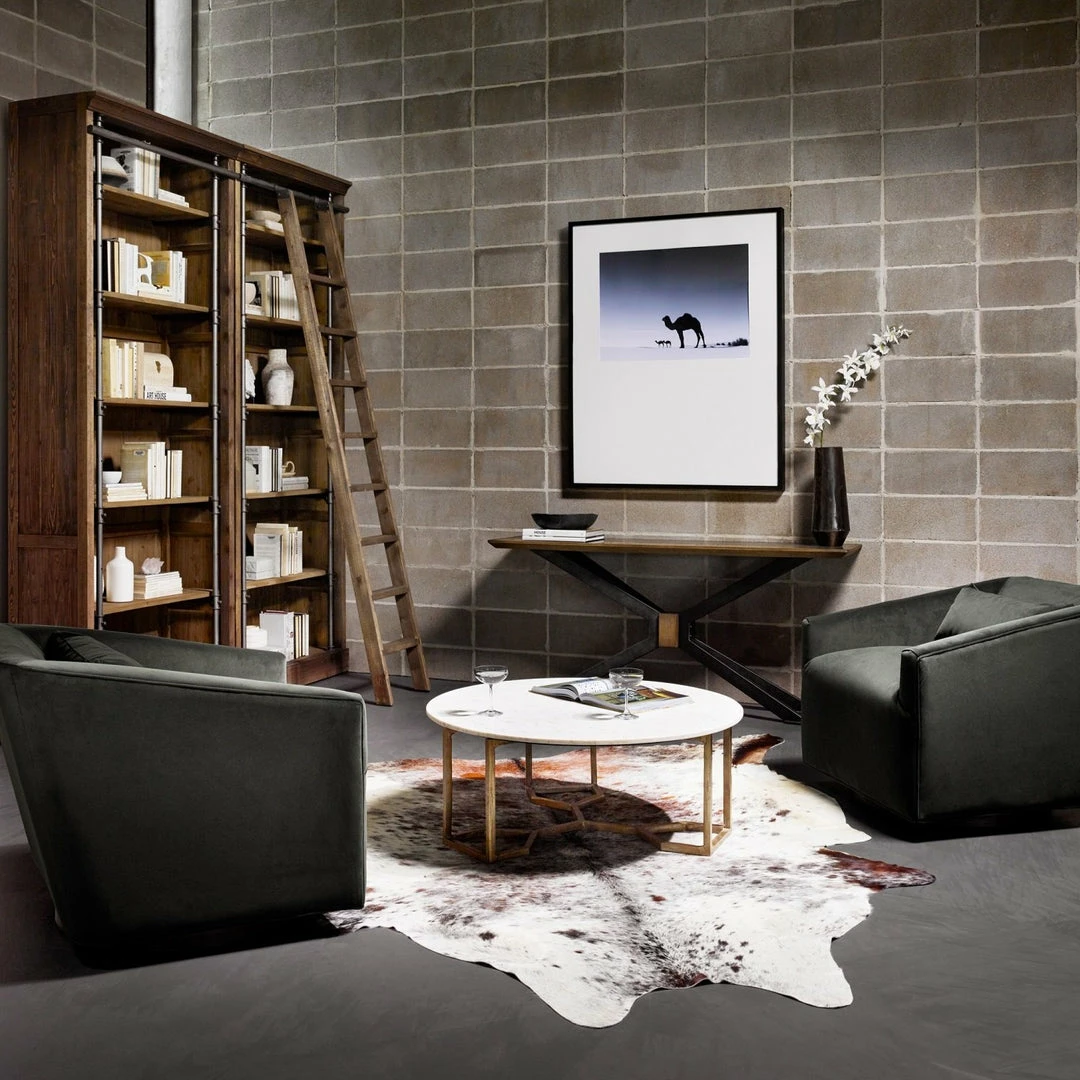 Budget ๐ฅ FOUR HANDS Furniture YORK SWIVEL CHAIR: MODERN VELVET SMOKE ๐ฏ 5 FOUR HANDS Furniture YORK SWIVEL CHAIR: MODERN VELVET SMOKE