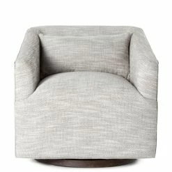 FOUR HANDS YORK SWIVEL CHAIR: MONTERRY PEBBLE
