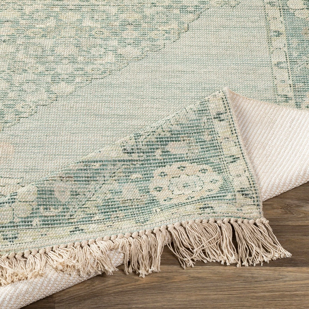 Best Sale 🔔 SURYA NORA DISTRESSED VINTAGE PRINT RUG: SAGE ✔️ 2 SURYA NORA DISTRESSED VINTAGE PRINT RUG: SAGE