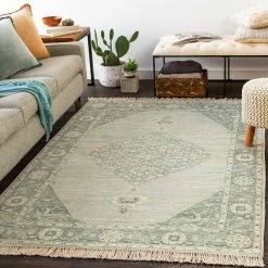 Best Sale 🔔 SURYA NORA DISTRESSED VINTAGE PRINT RUG: SAGE ✔️ 8 SURYA NORA DISTRESSED VINTAGE PRINT RUG: SAGE