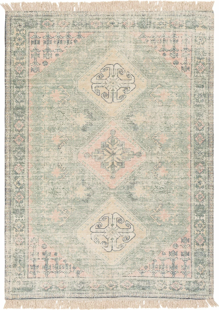Cheap 🔥 SURYA NEVAEH DISTRESSED VINTAGE PRINT RUG: SAGE, PINK 👏 1 SURYA NEVAEH DISTRESSED VINTAGE PRINT RUG: SAGE, PINK