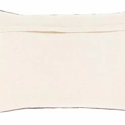 SURYA ZENDAYA BLOCK PRINT LUMBAR PILLOW: PLUM MULTI Pillows + Decor