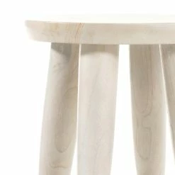 FOUR HANDS ZURI IVORY TEAK ACCENT TABLE Furniture