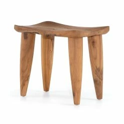 FOUR HANDS Furniture ZURI NATURAL TEAK ACCENT STOOL