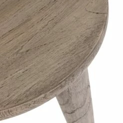 FOUR HANDS ZURI WEATHERED GREY TEAK ACCENT TABLE