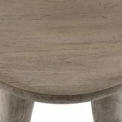 FOUR HANDS ZURI WEATHERED GREY TEAK ACCENT TABLE